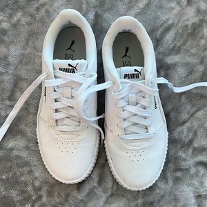 Puma white sneakers